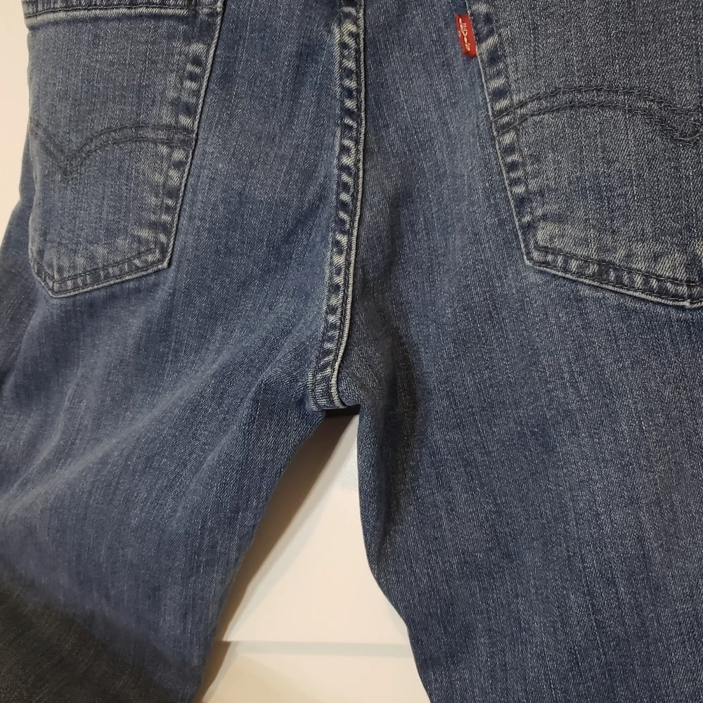 Levi's 511 Big E Slim Fit Mid Rise Stretch 32 x 31.5 REAL SIZE Vintage